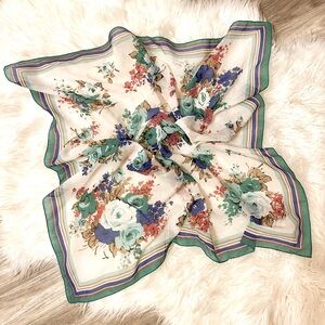 VINTAGE Floral Scarf